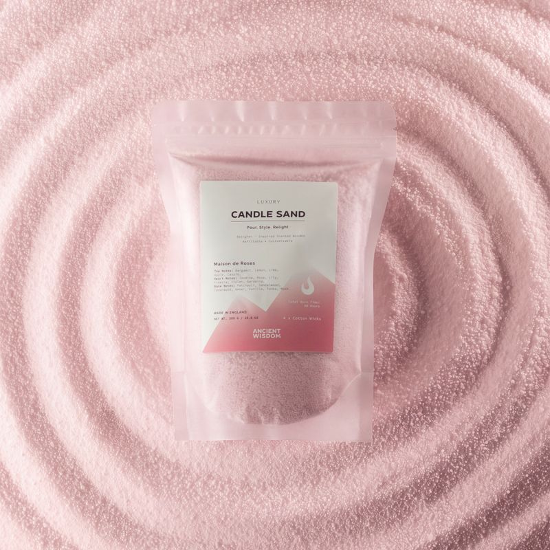Doftande ljussand - Dammrosa - Maison de Roses - 300g