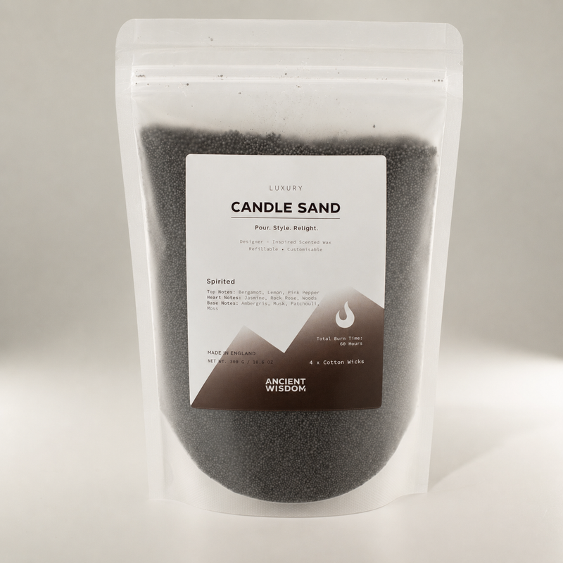 Doftljus Sand - Svart - Spirited - 300 g