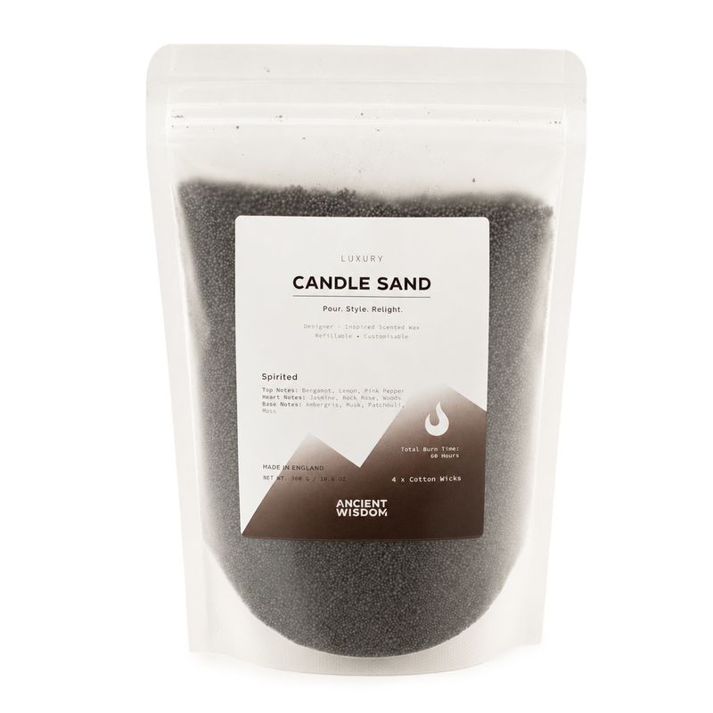 Doftljus Sand - Svart - Spirited - 300 g