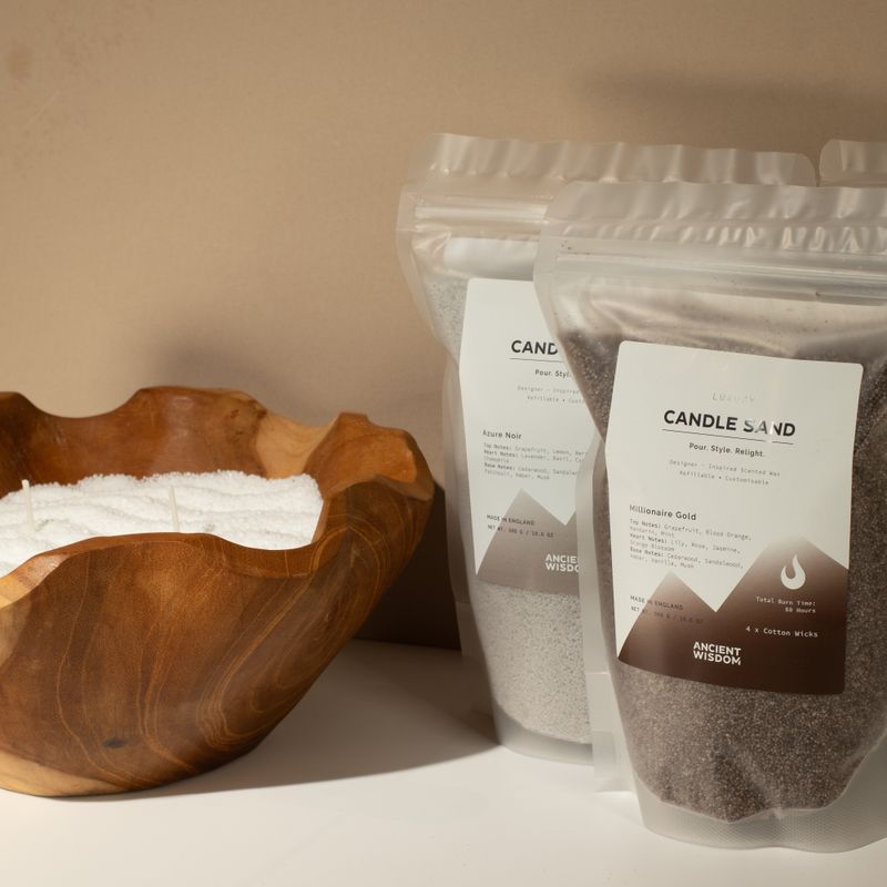 Doftljus Sand - Svart - Spirited - 300 g