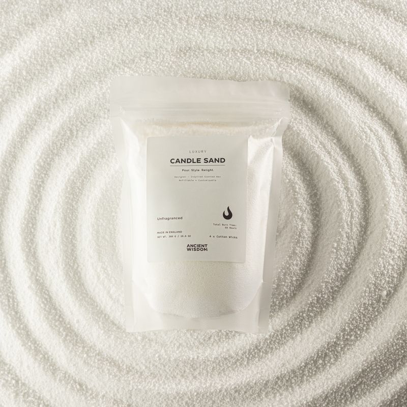 Doftfri ljussand - Vit - 300 g