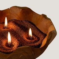 Doftljus Sand - Mocha brun - Karmosin kristall - 300 g