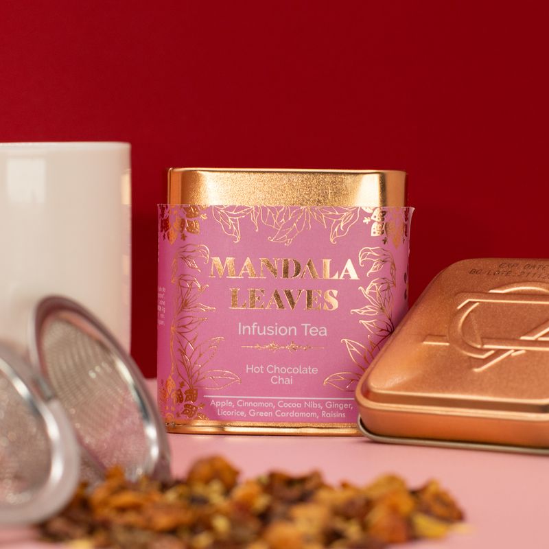 Ekologisk varm choklad chai-infusion