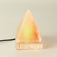 Kvalitets-USB-pyramidsaltlampa - 9 cm (multicolor)