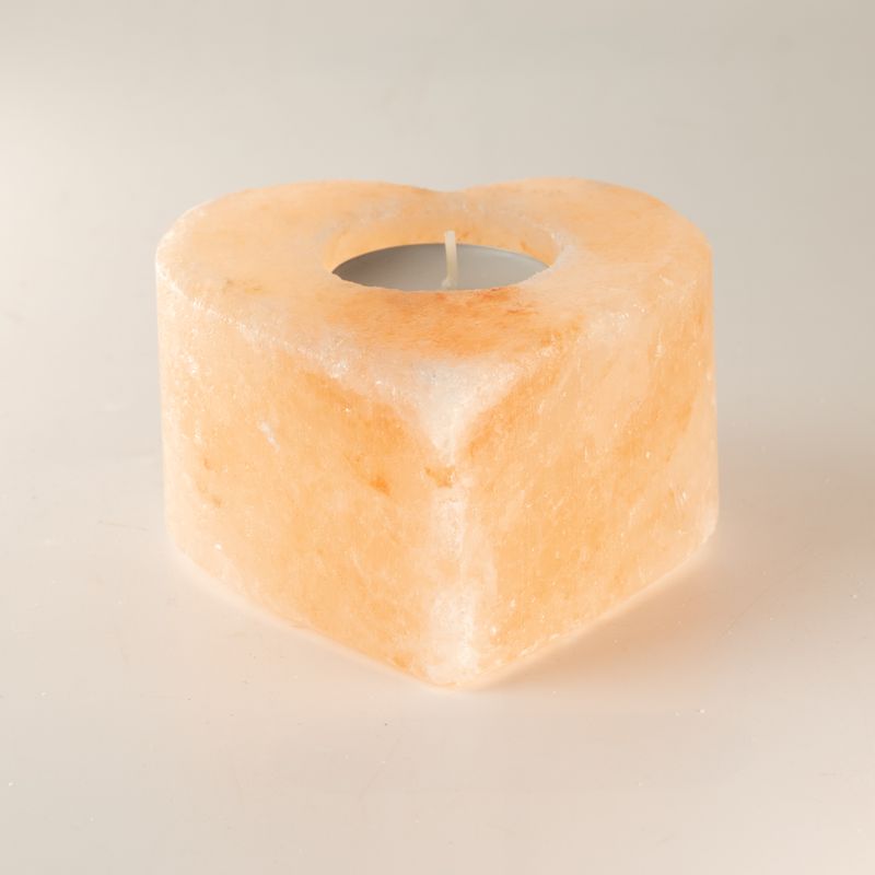 Saltljusstake - med hjärta