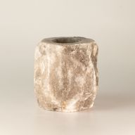 Grå salt-ljusstake 600-800 g