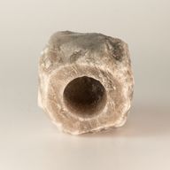 Grå salt-ljusstake 600-800 g