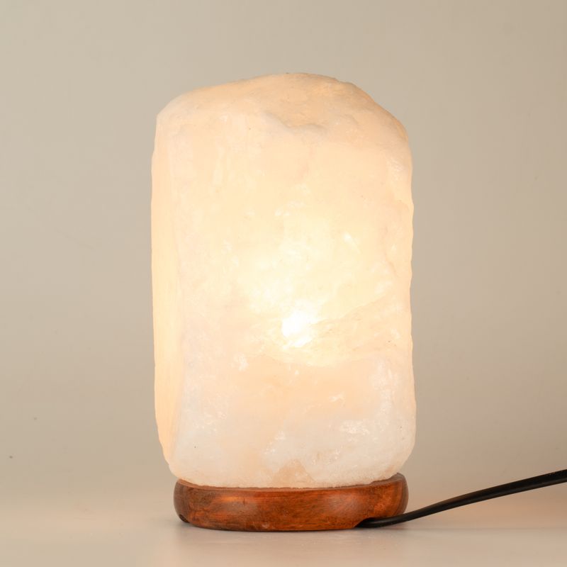 Crystal Rock Himalaya-saltlampa - och bas ca 3–5 kg