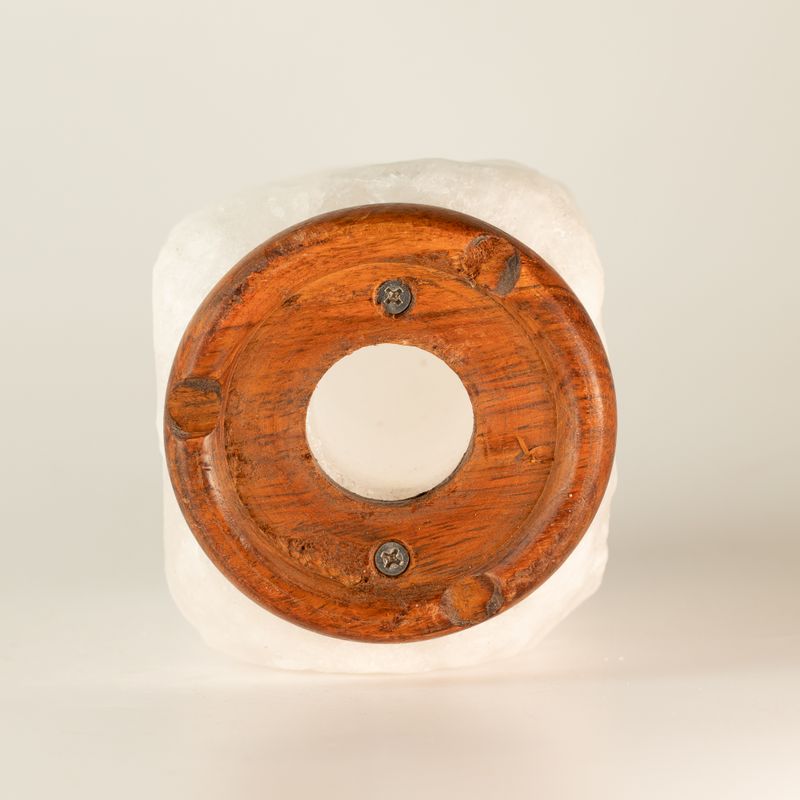 Crystal Rock Himalaya-saltlampa - och bas ca 3–5 kg