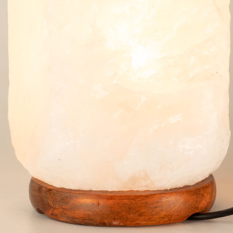 Crystal Rock Himalaya-saltlampa - och bas ca 3–5 kg