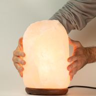 Crystal Rock Himalayasaltlampa - & bas ca 8-10 kg
