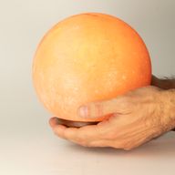 Saltlampa boll - stor träbas 3-4 kg