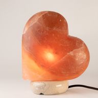 Tillverkad saltlampa - Hjärta