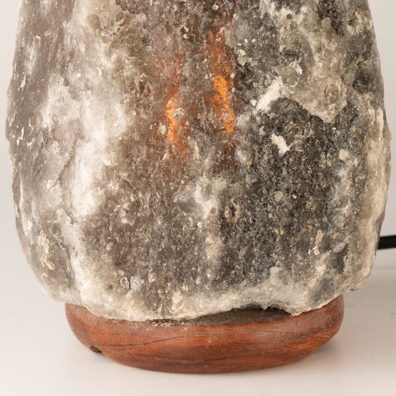 Grå Himalaya Naturlig Saltlampa - 3-5 kg
