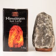 Grå Himalaya Naturlig Saltlampa - 3-5 kg