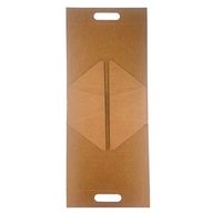 Hopfällbar gåvobox - Handlåda (20x10x20 cm) - Brun Kraft