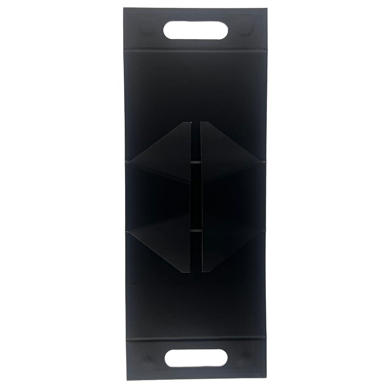 Plattförpackad presentlåda - Handlåda  (20x10x20 cm) - Svart