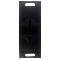 Plattförpackad presentlåda - Handlåda  (20x10x20 cm) - Svart