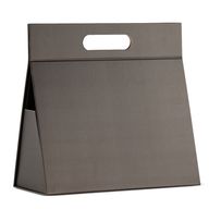 Hopfällbar presentbox - Stor handbox (28x12.5x26cm) - Svart