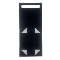 Hopfällbar presentbox - med presentkorg (24x18.2x8cm) - Svart