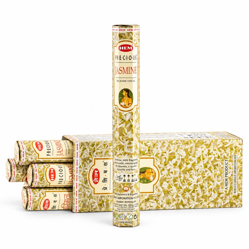 HEM sexkantig rökelse - värdefull jasmin