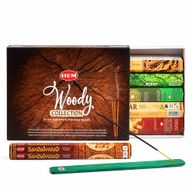 HEM sexkantig rökelse – Trädoftkollektion & aska-fångare (assorterat paket 6)