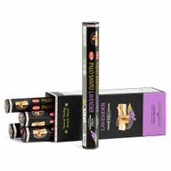 HEM Sexkantig rökelse - Palo Santo Masala - lavendel