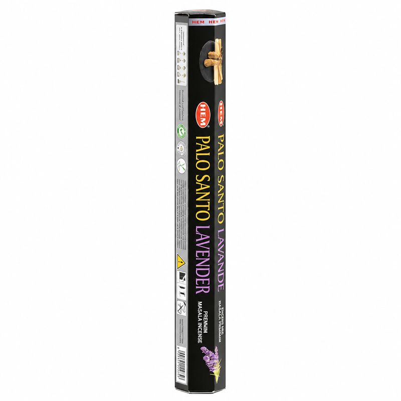 HEM Sexkantig rökelse - Palo Santo Masala - lavendel