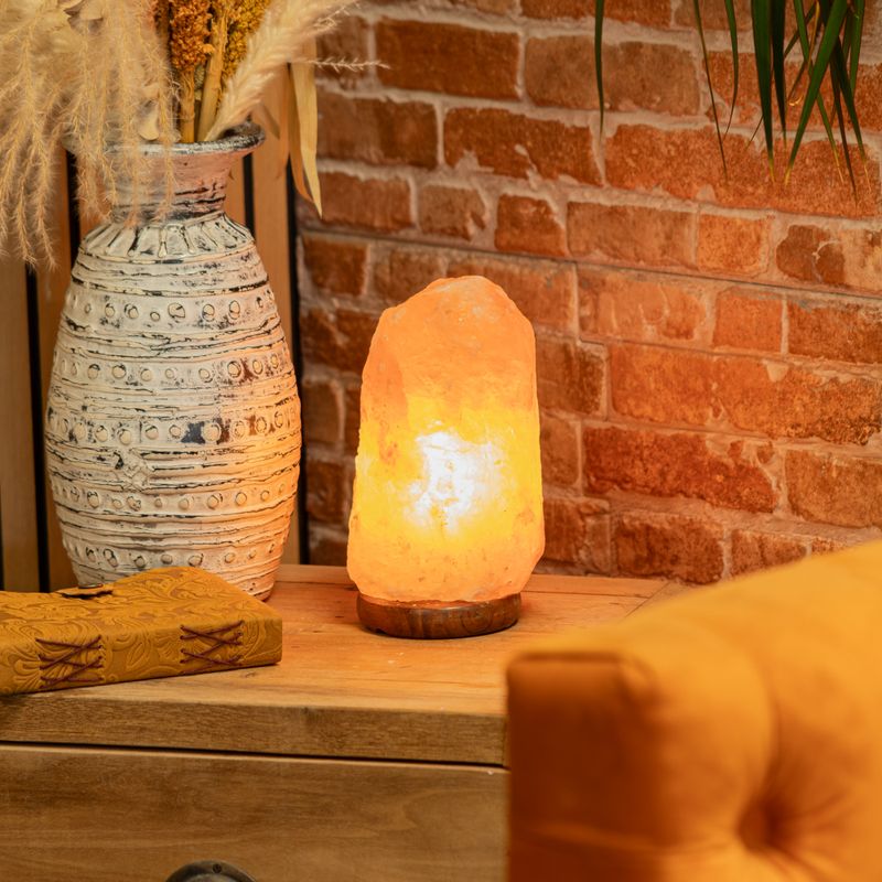 Naturlig saltslampa av hög kvalitet - bas ca 3-5 kg