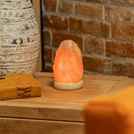 Kvalitets USB Naturlig Saltlampa - 11,5 cm (multi)