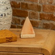 Kvalitets USB-pyramid-saltlampa - 9 cm (multi)