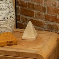 Kvalitets USB-pyramid VIT saltlampa - 9 cm (flera färger)