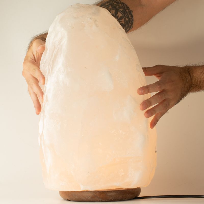 Kvalitet Stor Naturlig Saltlampa - ca 24–25 kg
