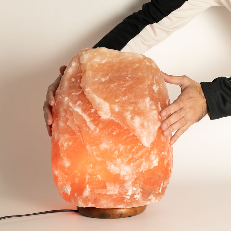 Kvalitet Stor Naturlig Saltlampa - ca 24–26 kg