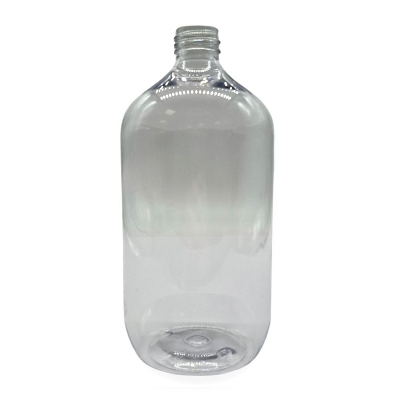 Klar Boston-flaska i plast - 1000 ml