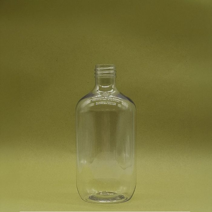 Klar Boston-flaska i plast - 250 ml