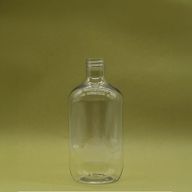 Klar Boston-flaska i plast - 250 ml