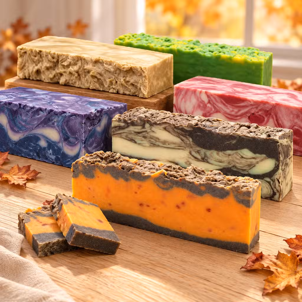 Artisan soaps for autumn