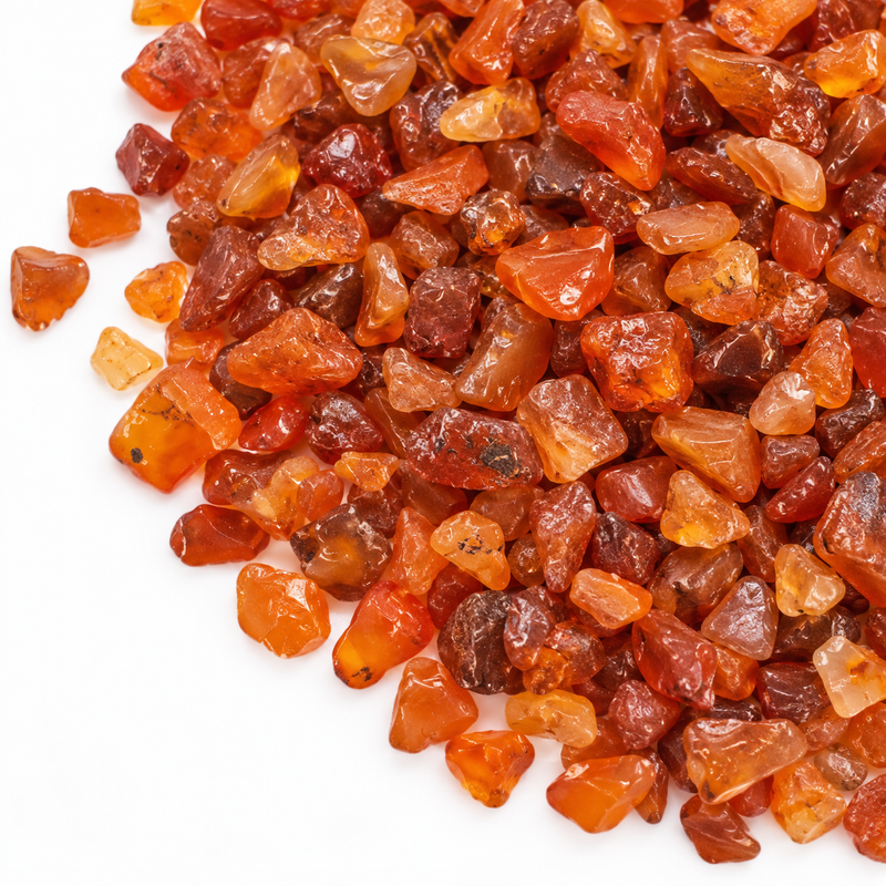 Karneol ädelstensflisor i bulk - 1 kg