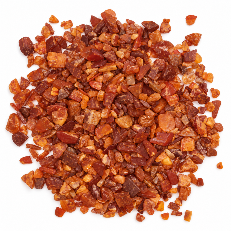 Karneol ädelstensflisor i bulk - 1 kg