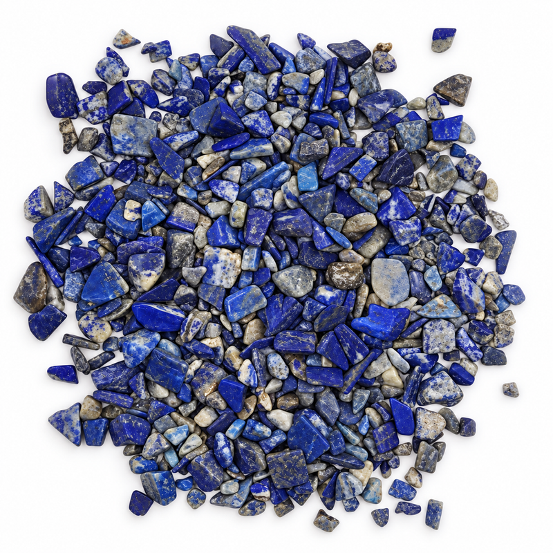 Lapis Lazuli ädelstensflis i storpack - 1 kg