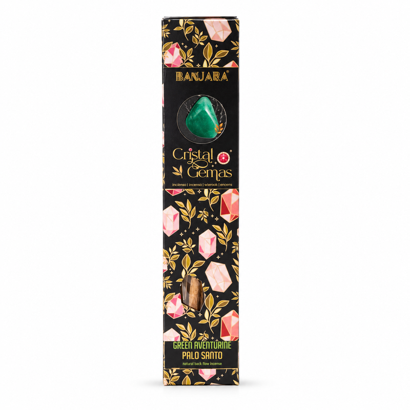 Banjara Cristal Gemas - Grön Aventurin Palo Santo