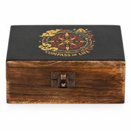 Mellanstor Emaljerad Ask - Compass of Life
