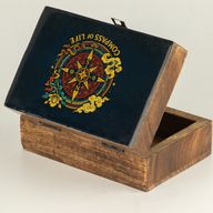 Mellanstor Emaljerad Ask - Compass of Life