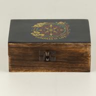 Mellanstor Emaljerad Ask - Compass of Life