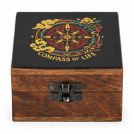 Liten Emaljerad Ask - Compass of Life