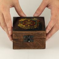 Liten Emaljerad Ask - Compass of Life
