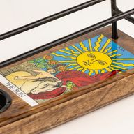 Stor Salviabuntshållare i Emalj - Solen