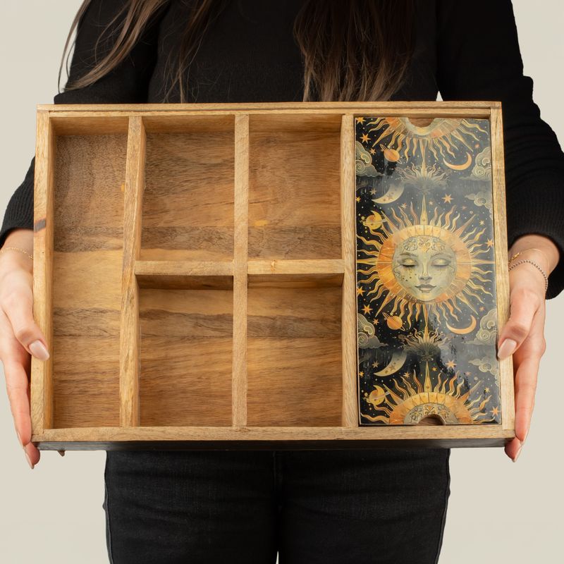 Tarotbricka Solgudinna med Korthållare