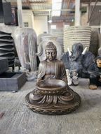 Sittande Buddha med Skål 80cm